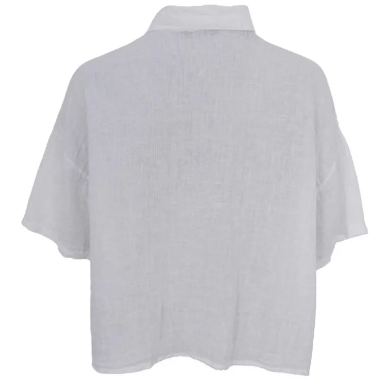 Black Colour BCMelina Short Shirt Hvid