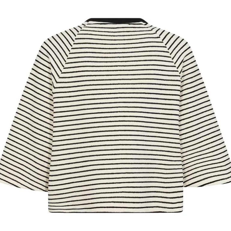 Co Couture ErinCC Stripe Tee WhiteBlack