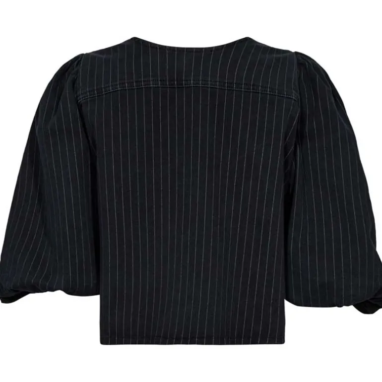 Co Couture PinCC Wide Bow Blouse Black