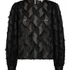 Co Couture SylvieCC Structure Blouse Black