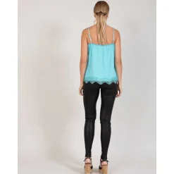 Coster Copenhagen CCH1004 Lace Top 585 Turkis
