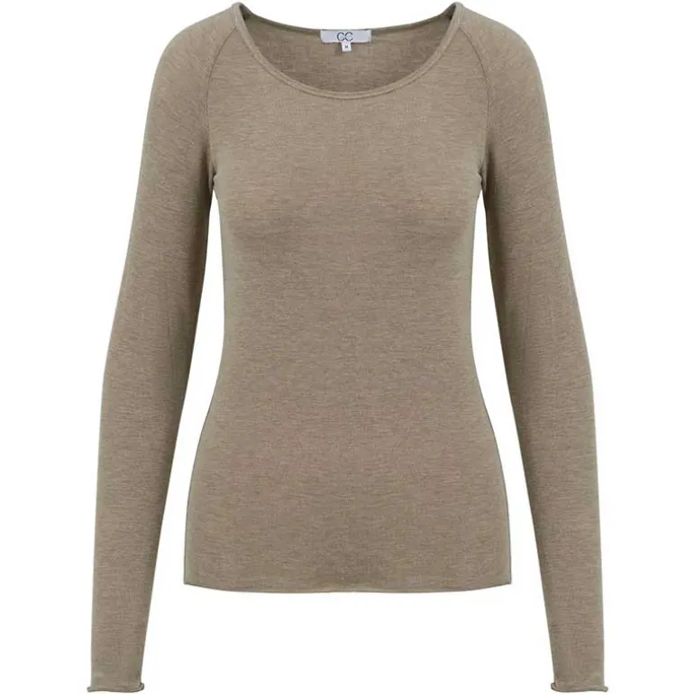 Coster Copenhagen CCH2202 Lana Wool Long Sleeve Hazel Melange