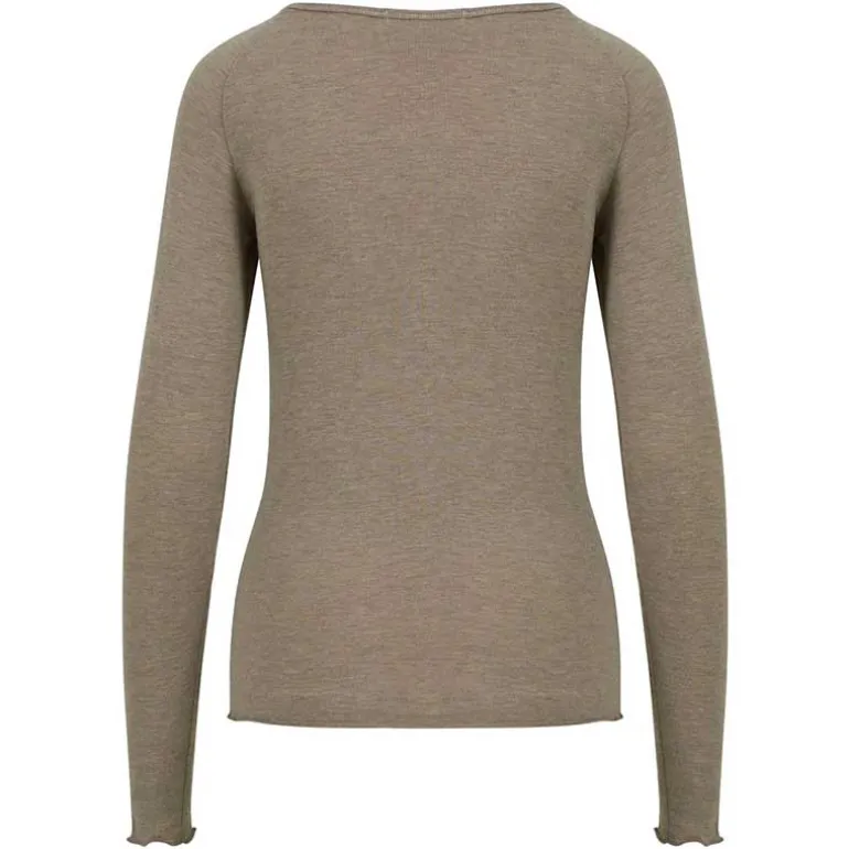 Coster Copenhagen CCH2202 Lana Wool Long Sleeve Hazel Melange