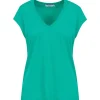 Coster Copenhagen CCH1101 V-Neck T-Shirt 408 Grøn
