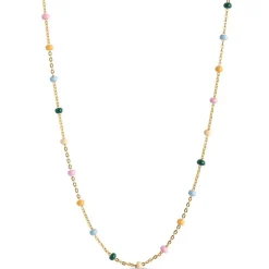 ENAMEL LOLA ELEGANT NECKLACE GULD