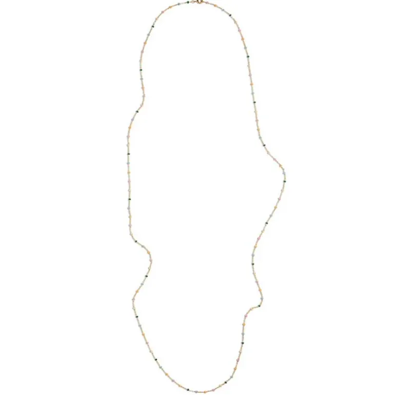 ENAMEL LOLA ELEGANT NECKLACE GULD