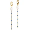 ENAMEL LOLA GLORY HOOPS GULD & BLÅ