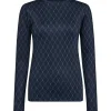 Hype The Detail 200-14-42 Printed Blouse Blue
