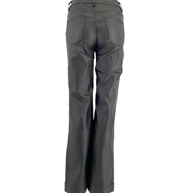 J By J 9252 Coated Wide Pants Gold/Black