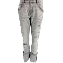J By J H8123 Stretch Jeans Lysegrå