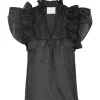 Neo Noir Jayla Bedazzled Top Black