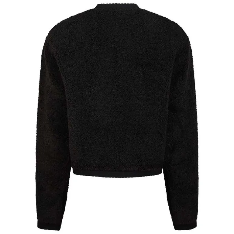 Neo Noir Limo Fluffy Knit Cardigan Black