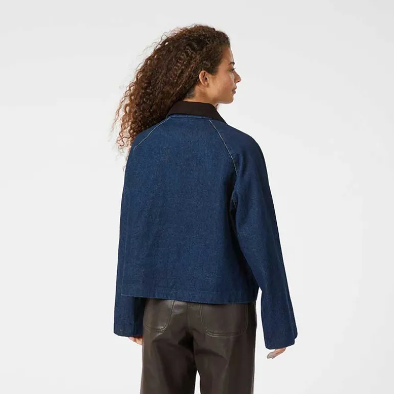 Neo Noir Vista Denim Cord Jacket Blue