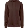 PIECES PCCHILLI LS OVERSIZED HOODIE NOOS BC BRUN