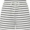 Pieces PCChilli Summer Shorts Stripe Noos Cloud Dancer