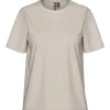 Pieces PCRia SS Solid Tee Noos Silver Gray