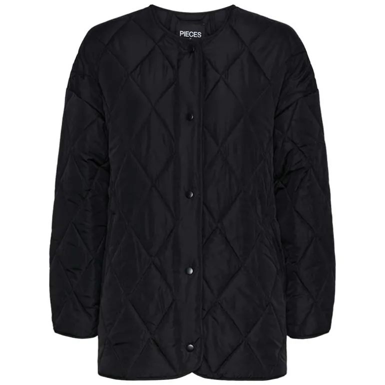 Pieces PCStella Quilted Jacket Noos Black
