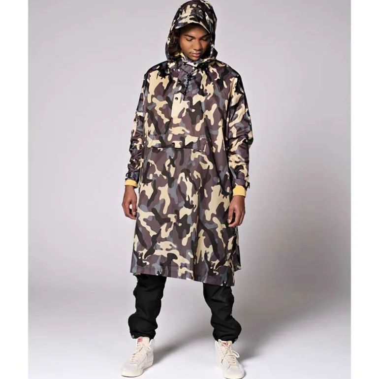 Rainkiss Rain Poncho Camo Multi-color