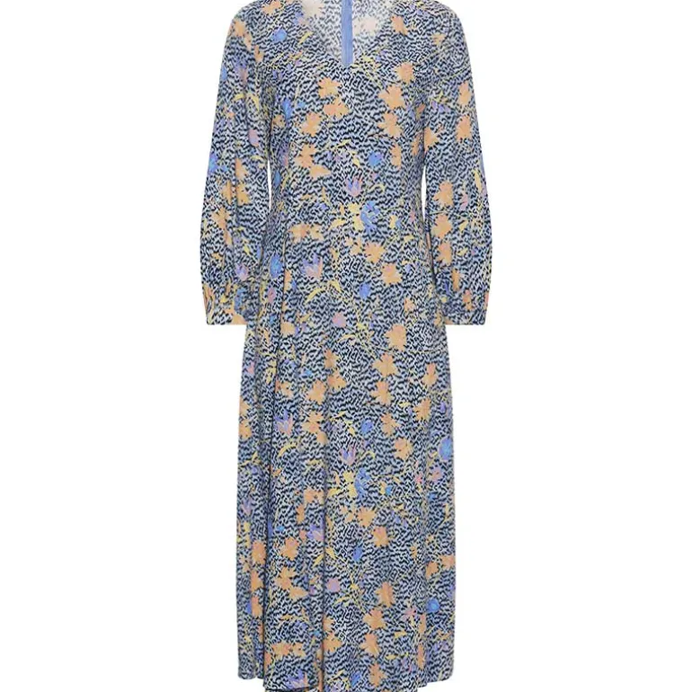 RUE DE FEMME NEW MALIKA DRESS LYSEBLÅ