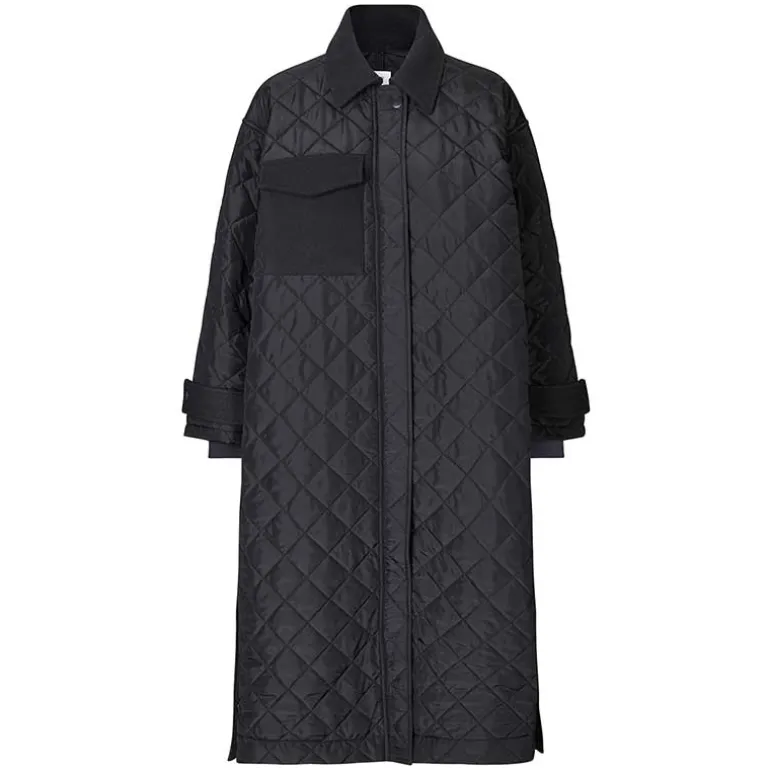 Second Female Becca Collar Coat Vulcan