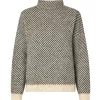Second Female Capella Knit T-Neck Brazilian Sand